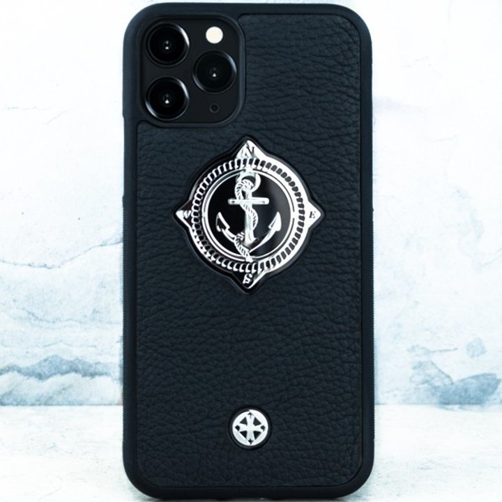 

Чехол Euphoria HM Premium Mariner Black Leather для Apple iPhone 14 Pro, Черный, Premium Mariner