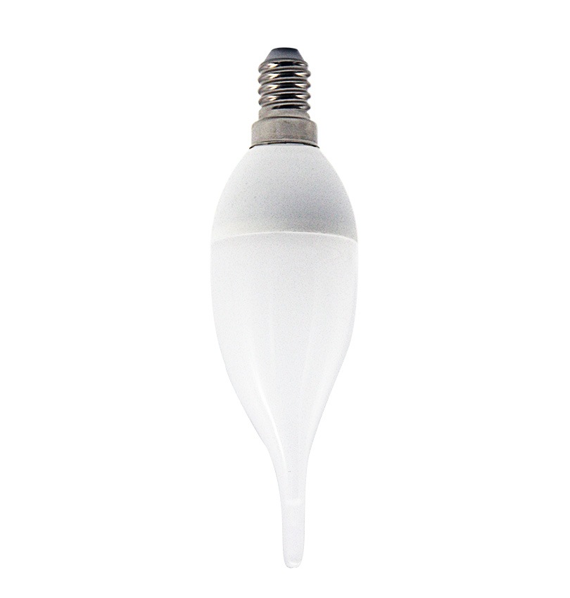 фото Лампа светодиодная свеча на ветру сw35 10 вт 6500 к е14 фарлайт