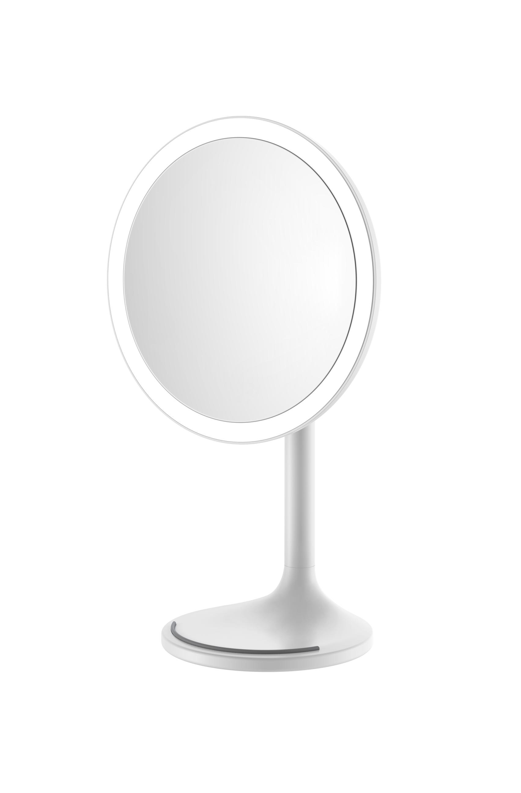 Зеркало настольное косметическое с увеличением 5х Savol JAVA S-M8883W матово-белый