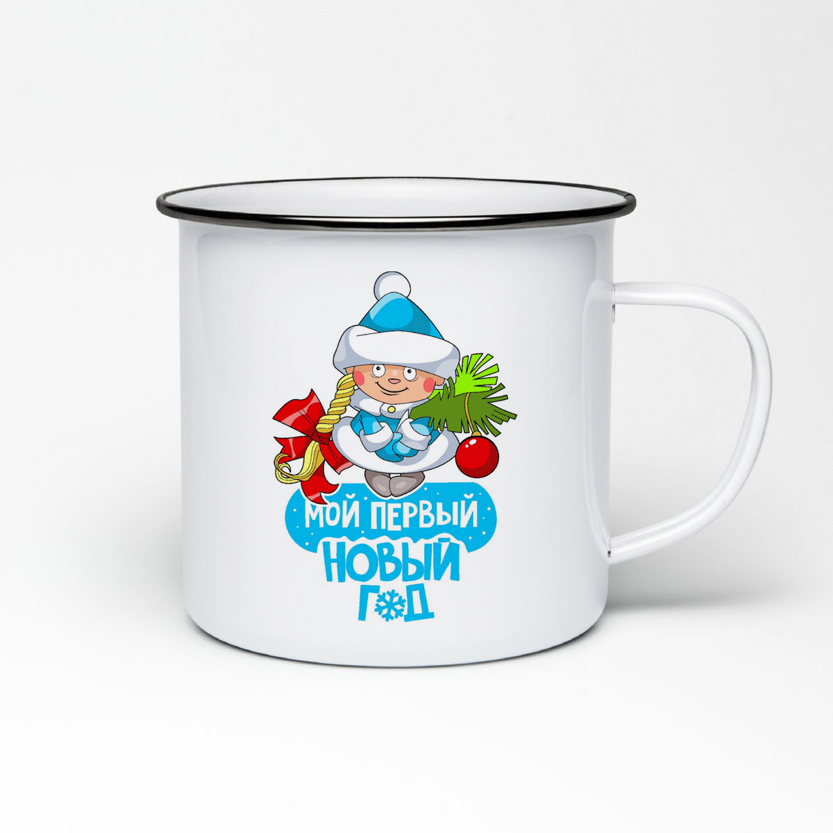 

Кружка металлическая CoolPodarok Мой первый новый год