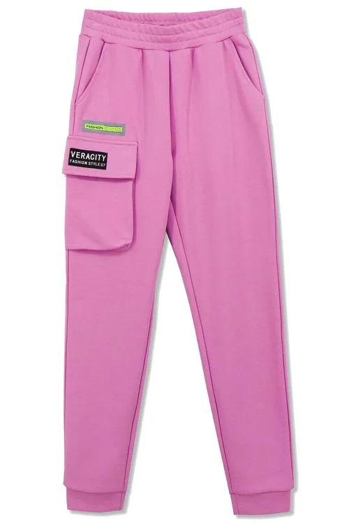 

Брюки детские Deloras 21061, розовый, 122, 21061