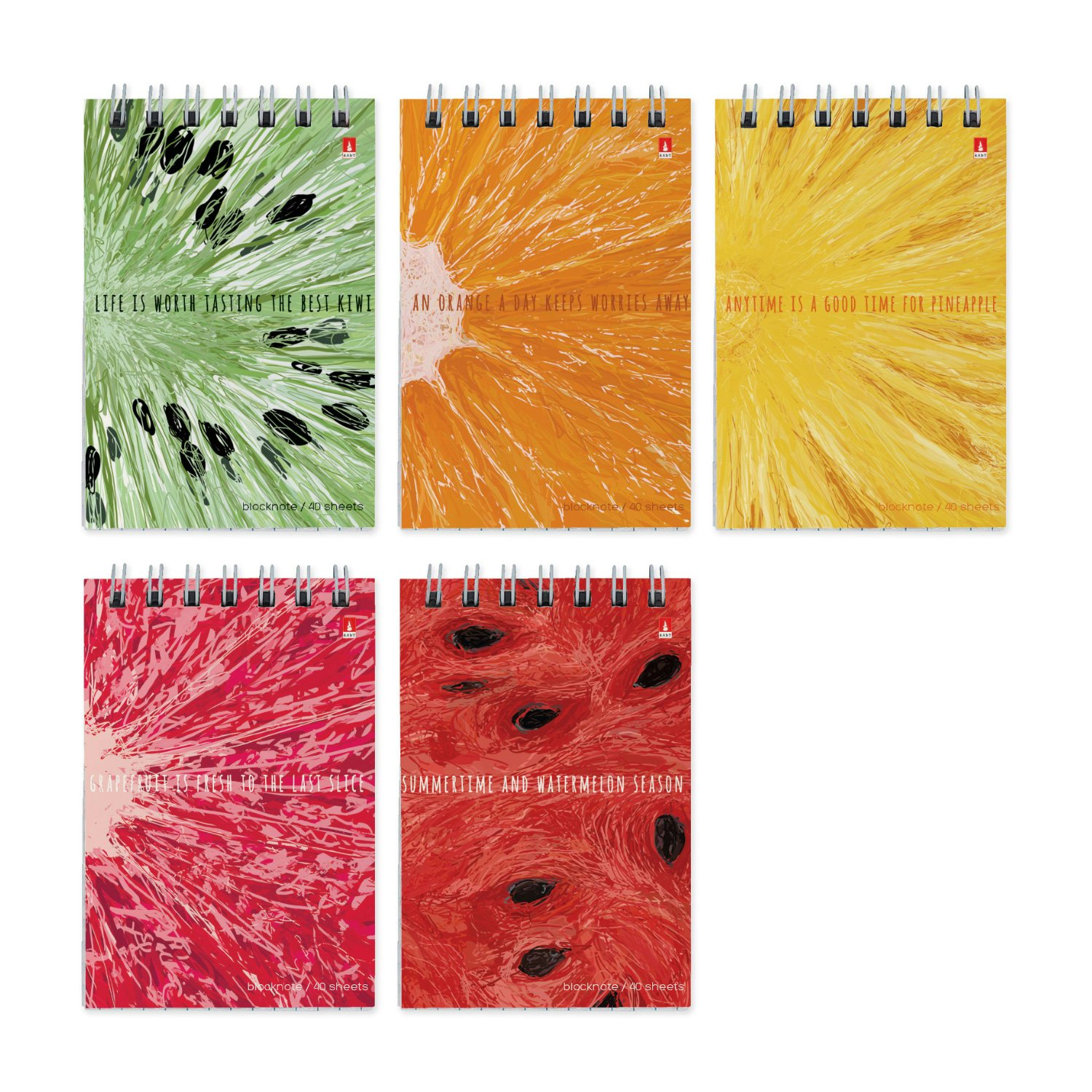

Блокнот Альт 40л А7 Exotic Fruits, 1836294
