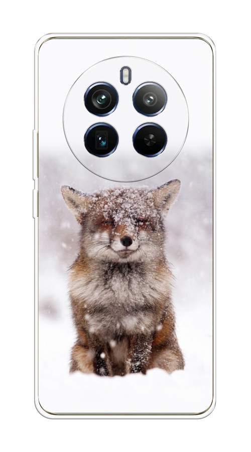 

Чехол на Realme 12+ "Зимняя лиса", Белый;серый;коричневый, 2516350-1