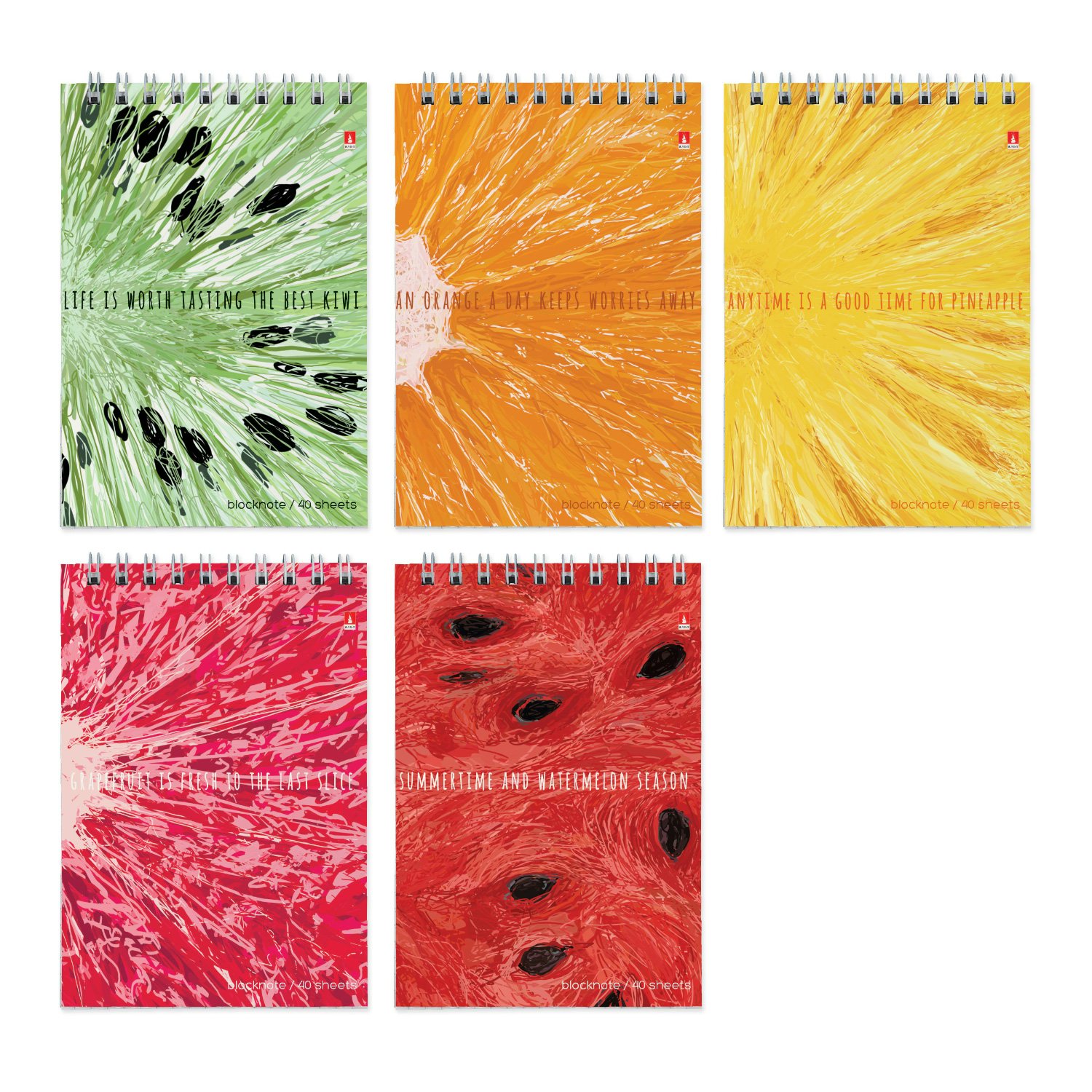

Блокнот Альт 40л А6 Exotic Fruits, 1836291