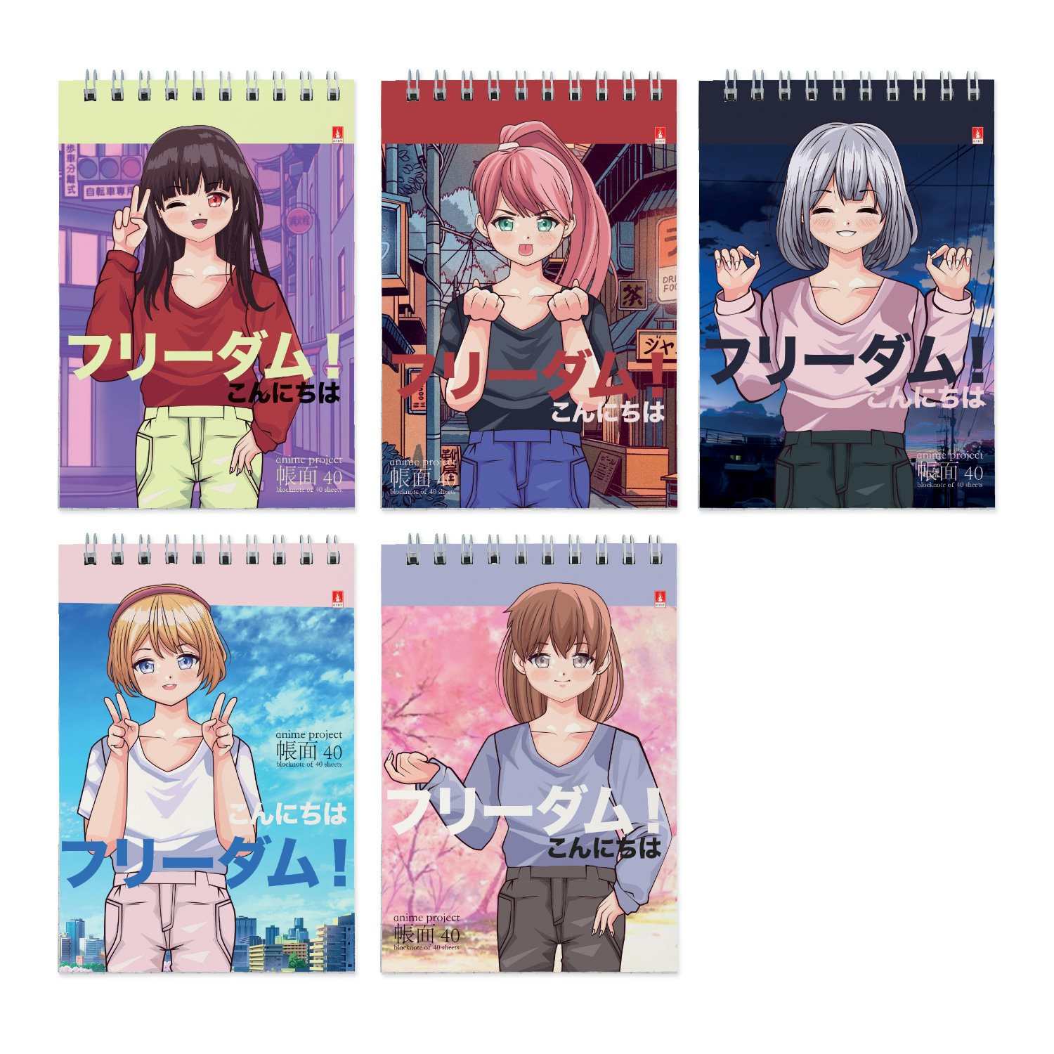 

Блокнот Альт 40л А6 Anime Freedom, 1836290