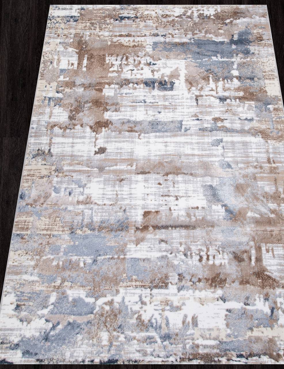 

Ковер PERU D062A CREAM SHIRINK / BLUE FDY ворс 8 мм Полиэстер 2x4 м