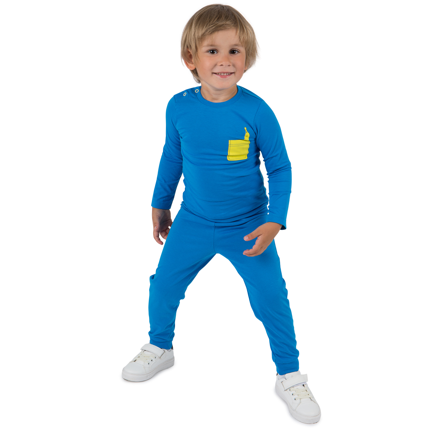 

Джемпер Leader Kids Банановое лето голубой р.98, GL001057579