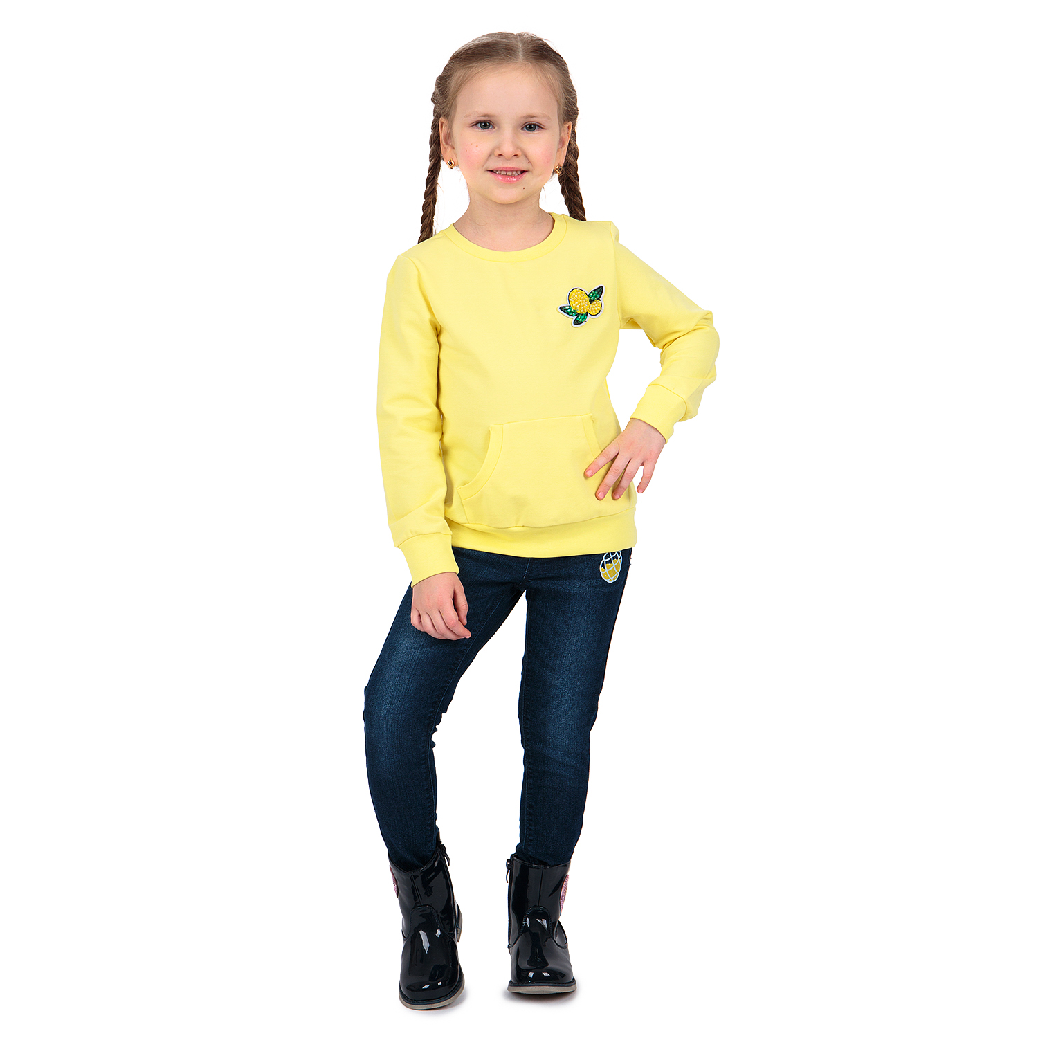 

Джемпер Leader Kids Лимонадный день желтый р.110, GL001054973