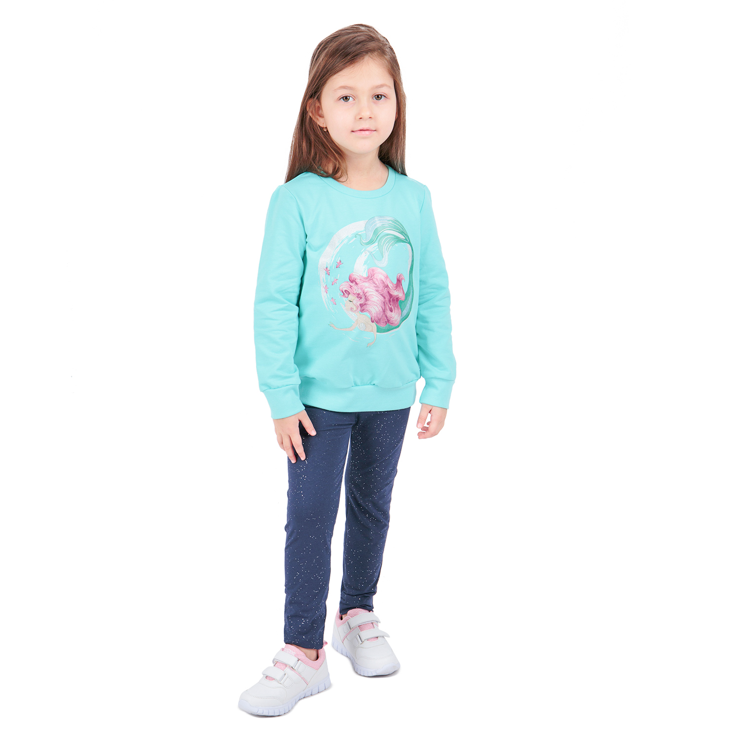 

Джемпер Leader Kids Русалочка зеленый р.104, GL001054964
