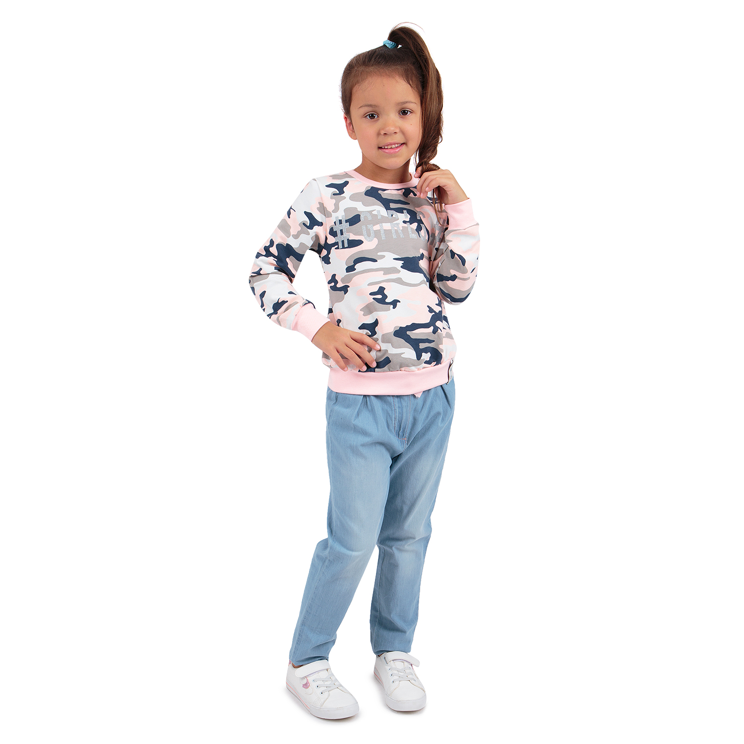 

Джемпер Leader Kids Камуфляж розовый р.134, GL001053089