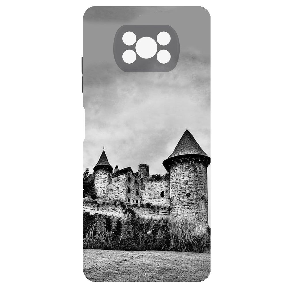 

Чехол-накладка Софт Старый замок для Poco X3 Pro, Черный