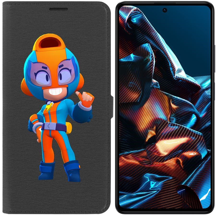 

Чехол-книжка Eco Book для Poco X5 Pro Brawl Stars-GT Макс