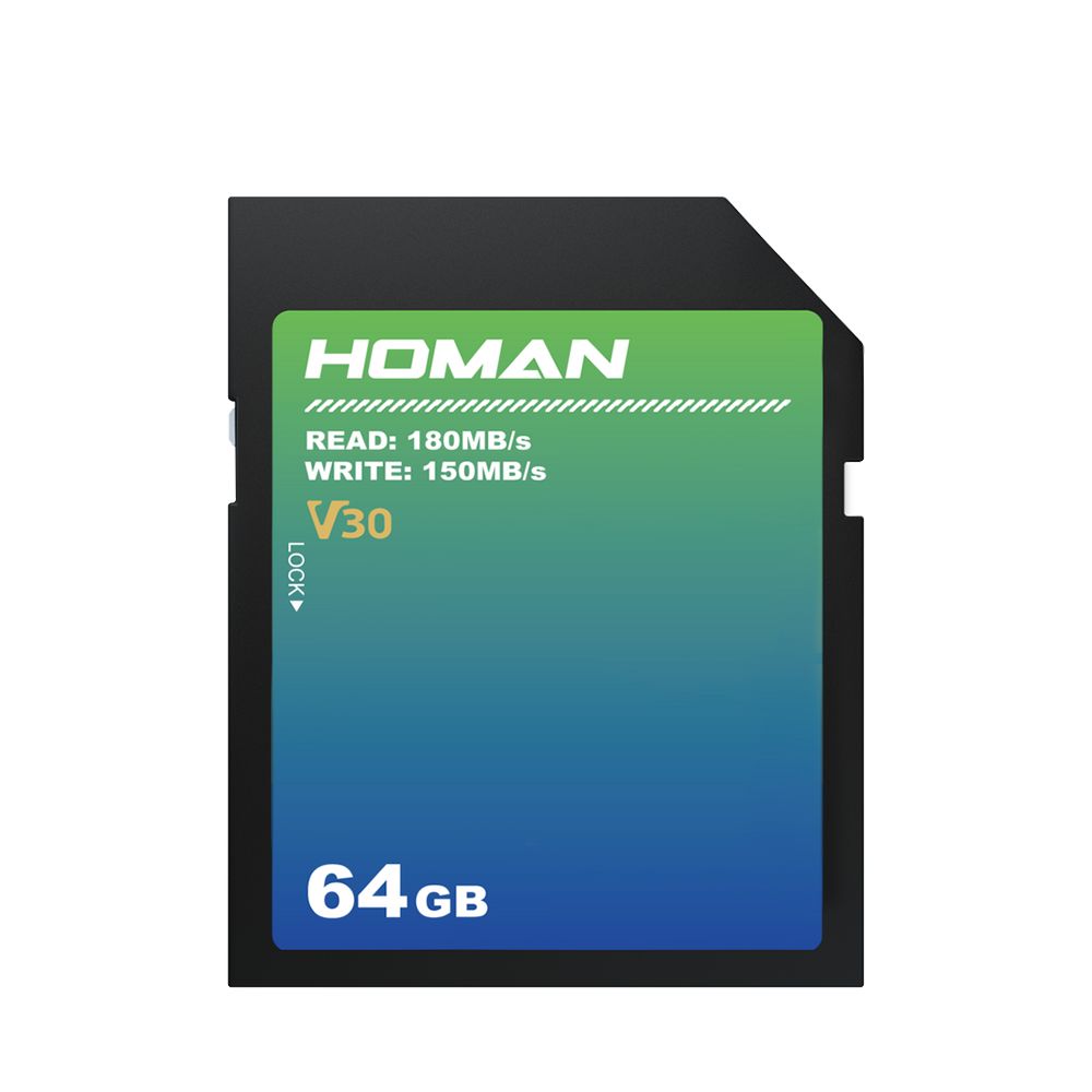 

Карта памяти Homan SDXC 64Гб V30 (HM64GBSDV30), V30