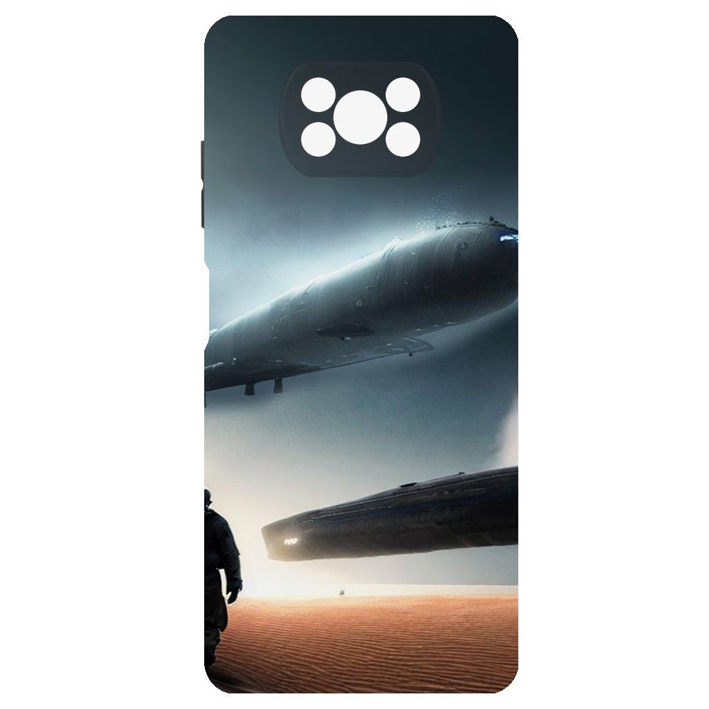

Чехол-накладка Софт Пора лететь для Poco X3 Pro, Черный