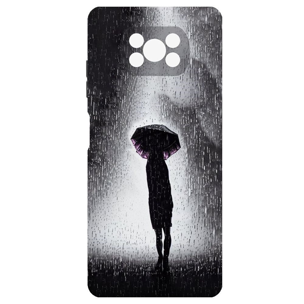 

Чехол-накладка Софт Ночная крипота для Poco X3 Pro, Черный