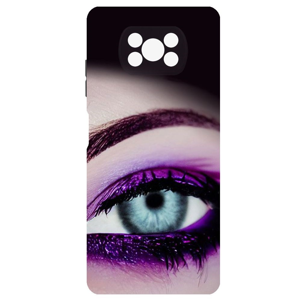 Чехол-накладка Софт Взгляд для Poco X3 Pro