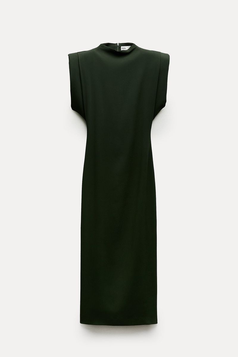 

Платье женское ZARA 02423475 зеленое XS, Зеленый, 02423475