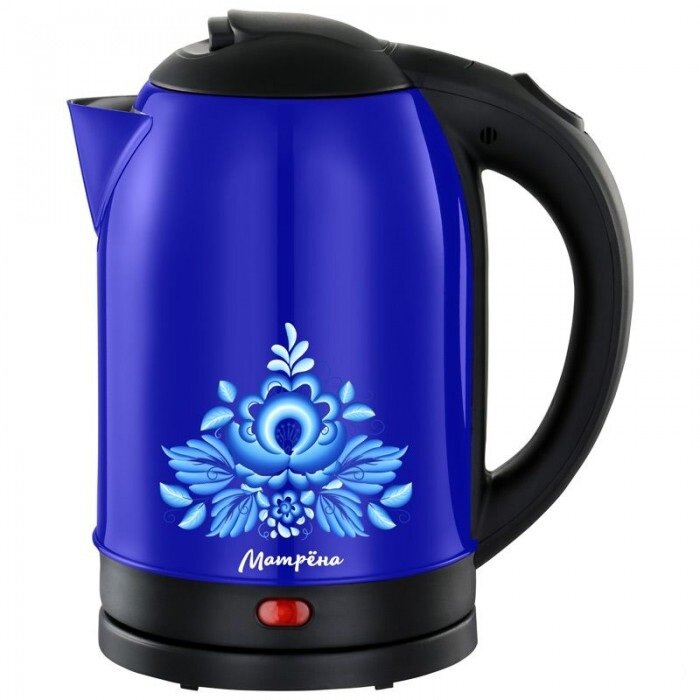 Чайник электрический Матрёна МА-005 2 л синий фен uwant h100 1500 вт синий