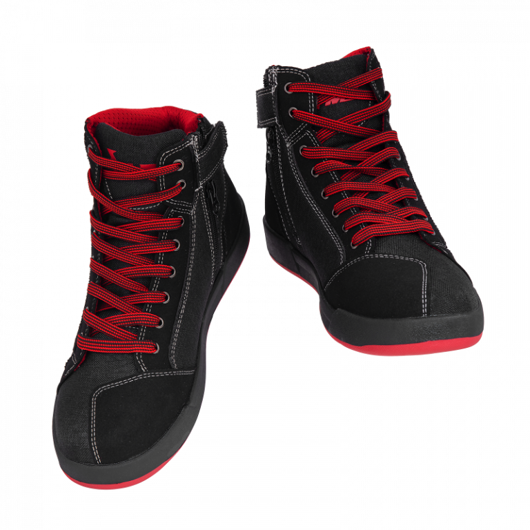 Мотокеды, MadBull, Sneakers, Black/Neon Red, 44