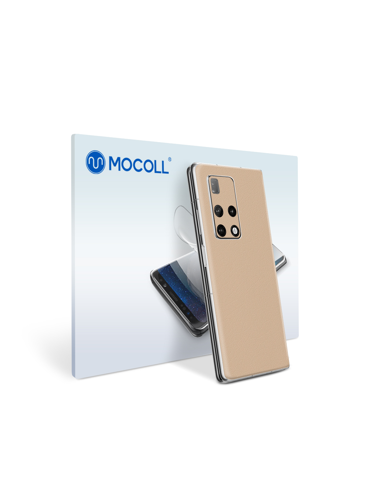 

Пленка защитная MOCOLL для задней панели Huawei Mate X2 Кожа Белая, Mate X2