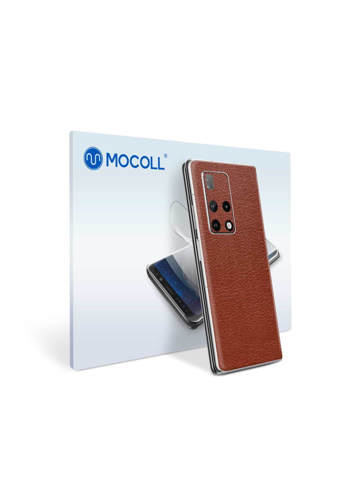 

Пленка защитная MOCOLL для задней панели Huawei Mate X2 Кожа Коричневая, Mate X2