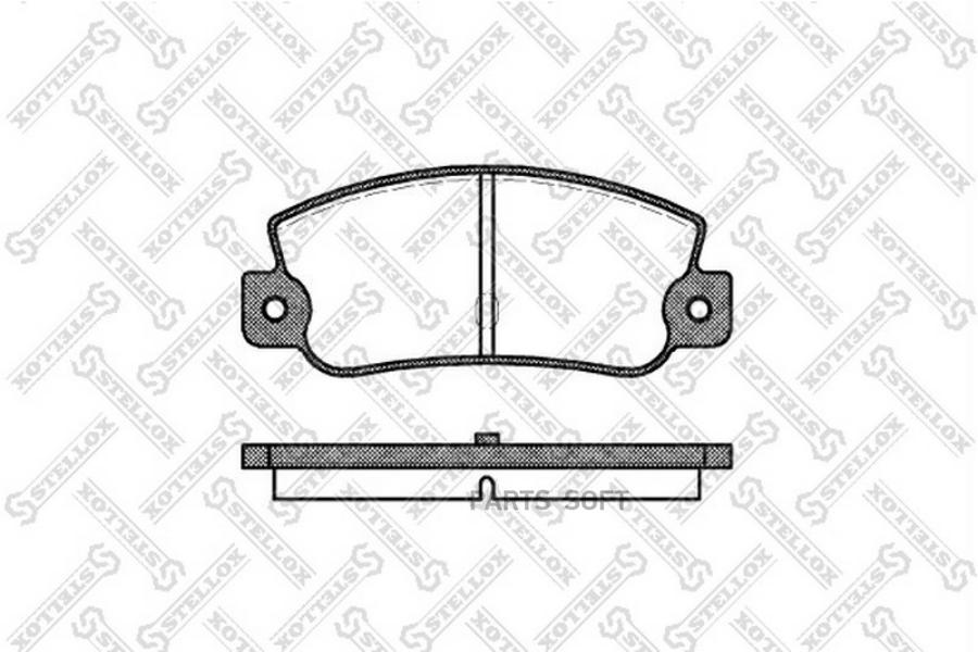 

Тормозные колодки Stellox 036030SX