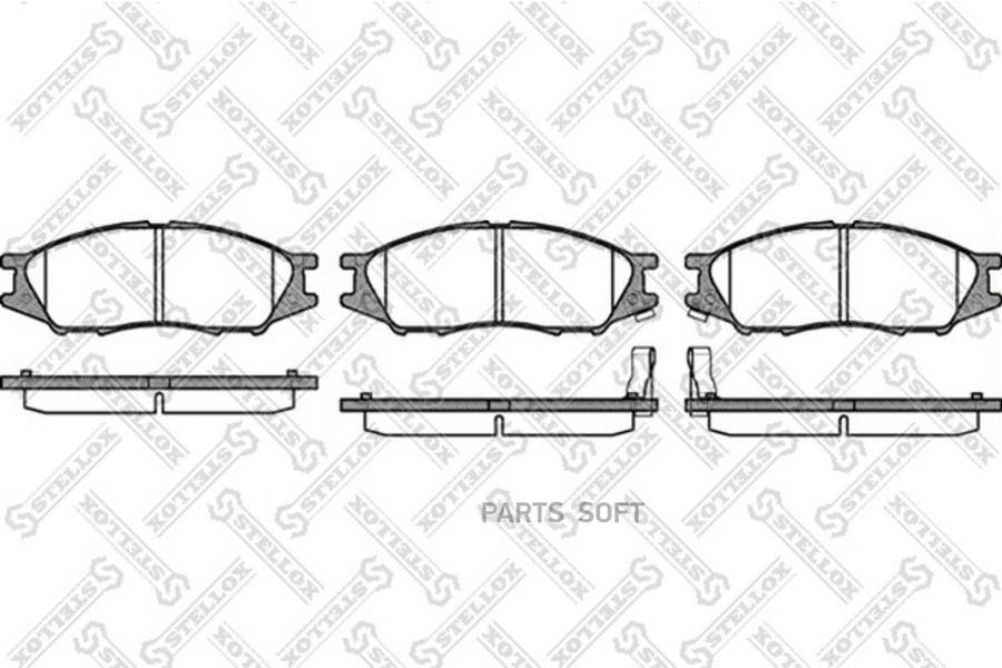 

Тормозные колодки Stellox 001080SX