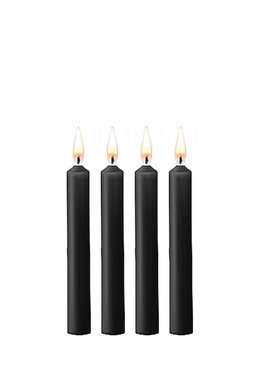Набор свечей Shots Media Teasing Wax Candles BDSM, черные
