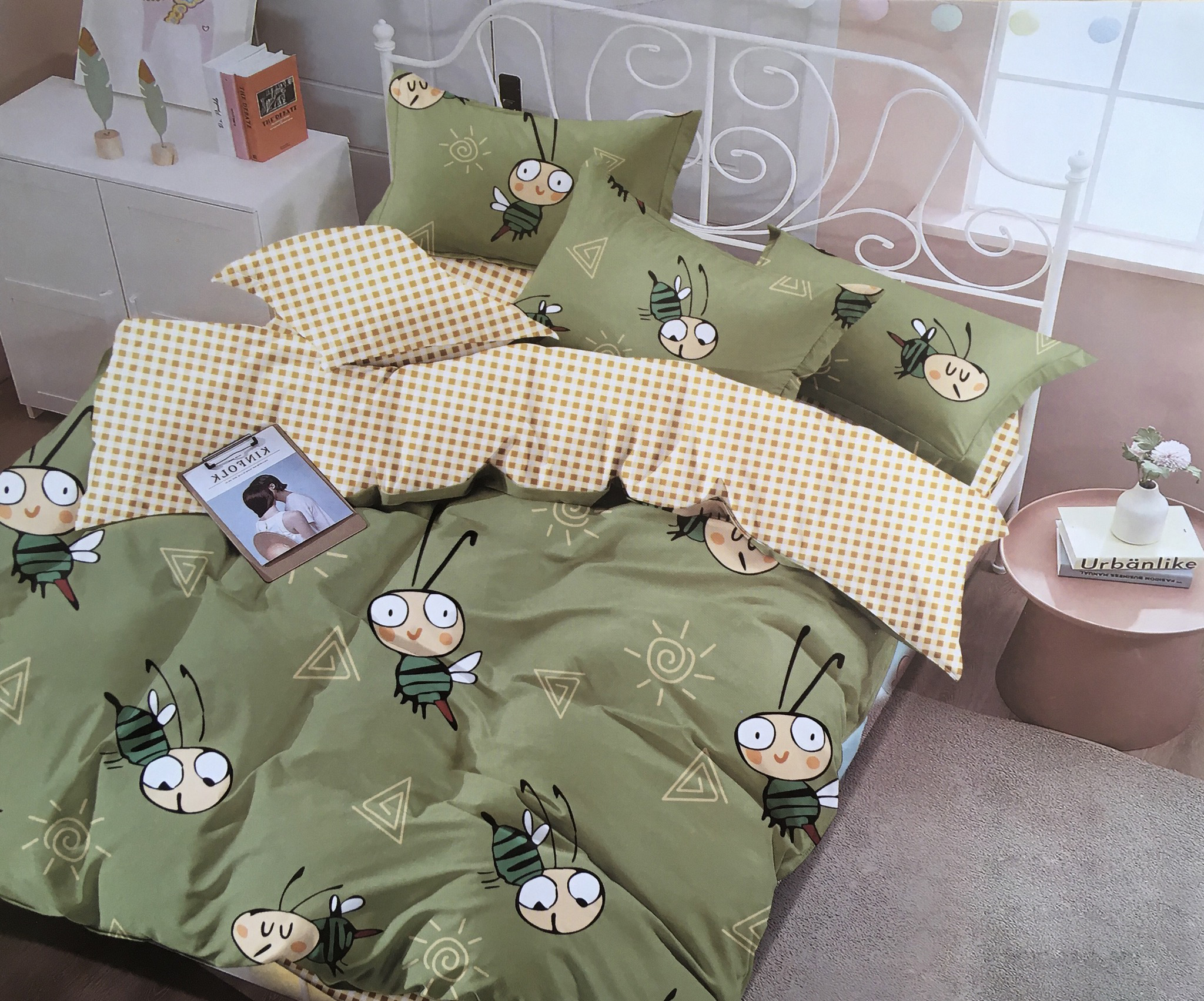 

Пододеяльник из основы Mercury Home «Пчёлка» 2 СП 180x220 Поплин, Пчёлка
