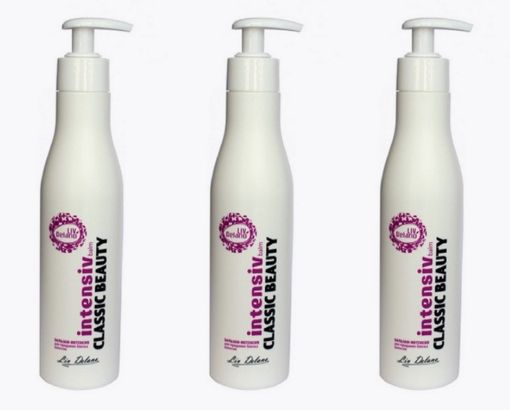 

Бальзам-интенсив LIV DELANO CLASSIC BEAUTY для придания блеска волосам 250г, 3 шт