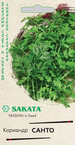 

Семена. Кориандр "Санто", Саката (вес: 25 г)
