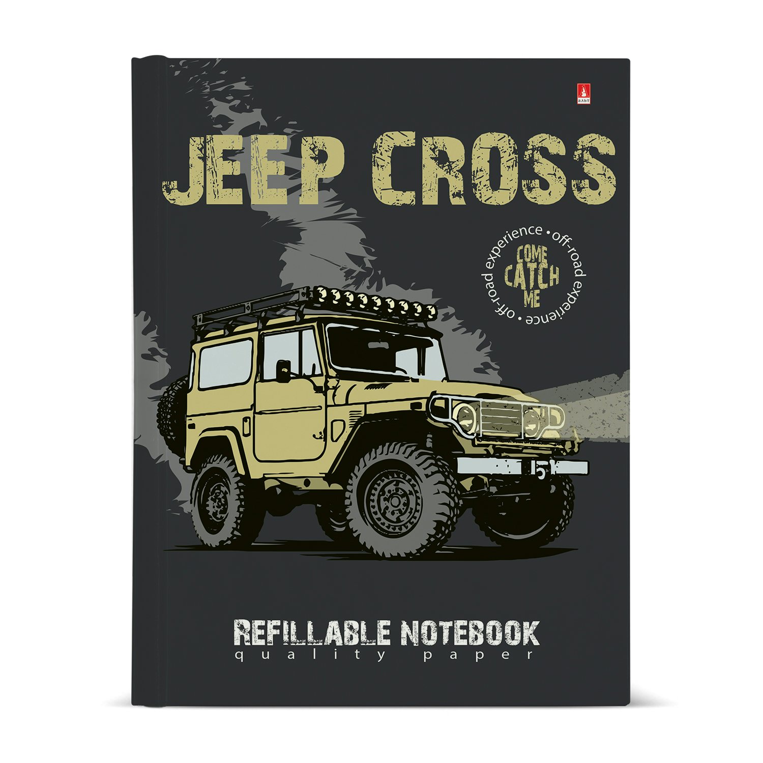 

Тетрадь Альт 160л А5 на кольцах Jeep Cross, 1836116