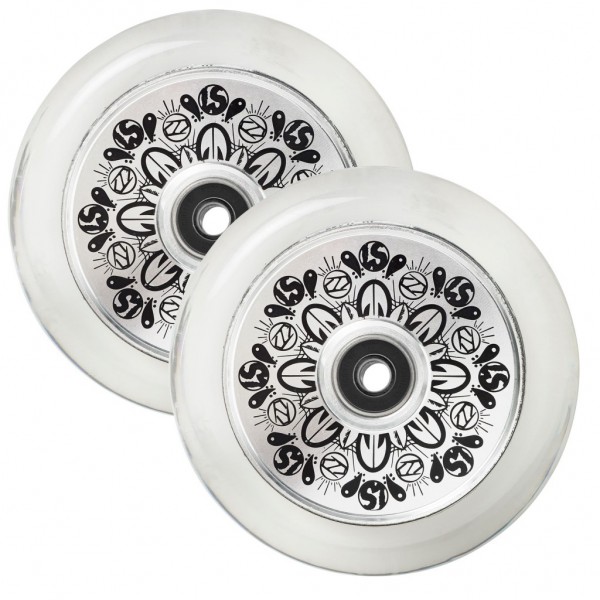 Колеса Fuzion Leo Spencer Sig Wheel - Silver Core / Clear PU