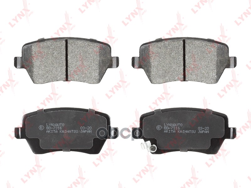 

Колодки Тормозные Передние Suzuki Splash 08> / Swift Iii 05>, Opel Agila B 08> LYNXauto ар