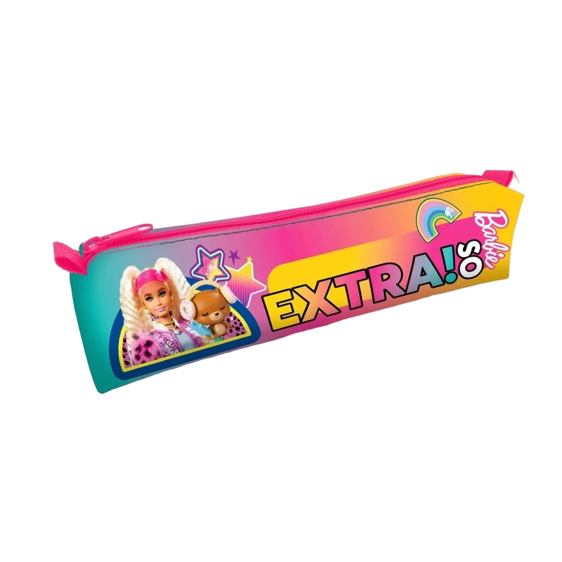 Пенал Centrum мягкий 1 отделение 21х45х45см объемный пэ Barbie extra радужный 80₽