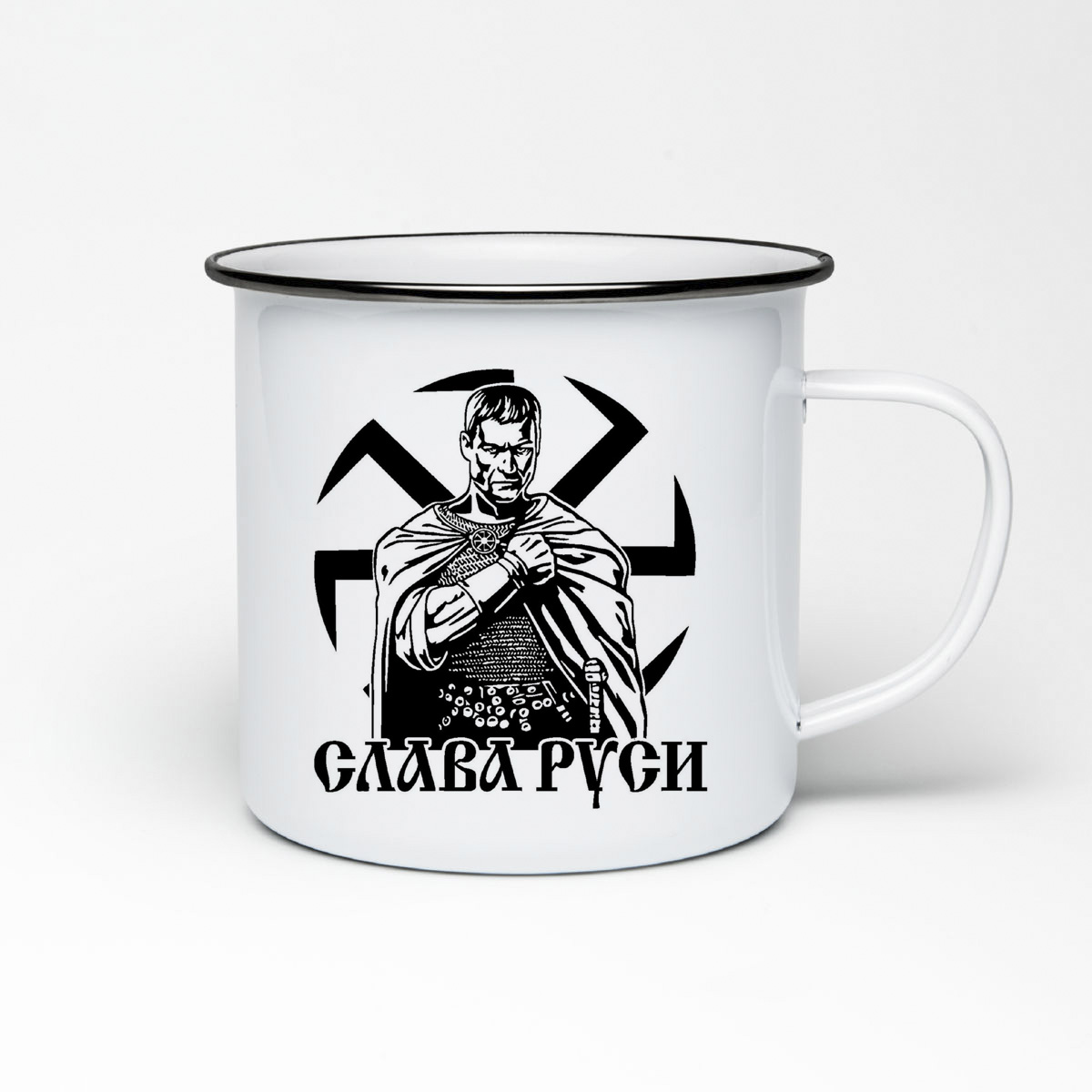 

Кружка металлическая CoolPodarok Слава Руси