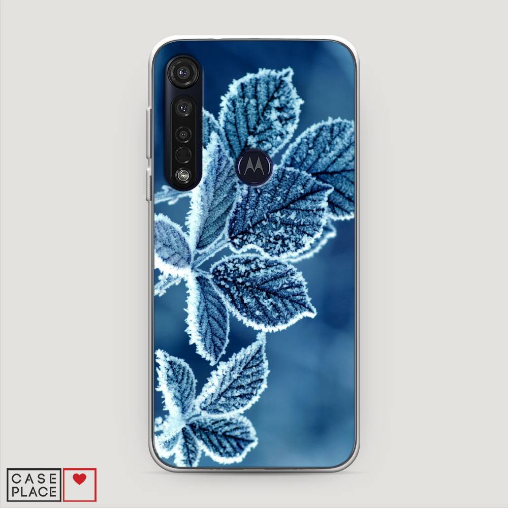 

Чехол на Motorola Moto G8 Plus "Зима 6", Голубой;белый, 241450-2