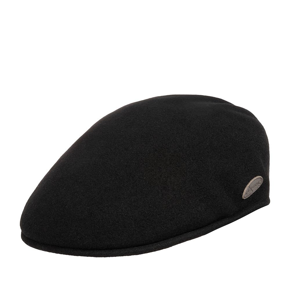 Кепка реглан унисекс Kangol 0238KG Wool 504 Earlap черная, р.63 черный