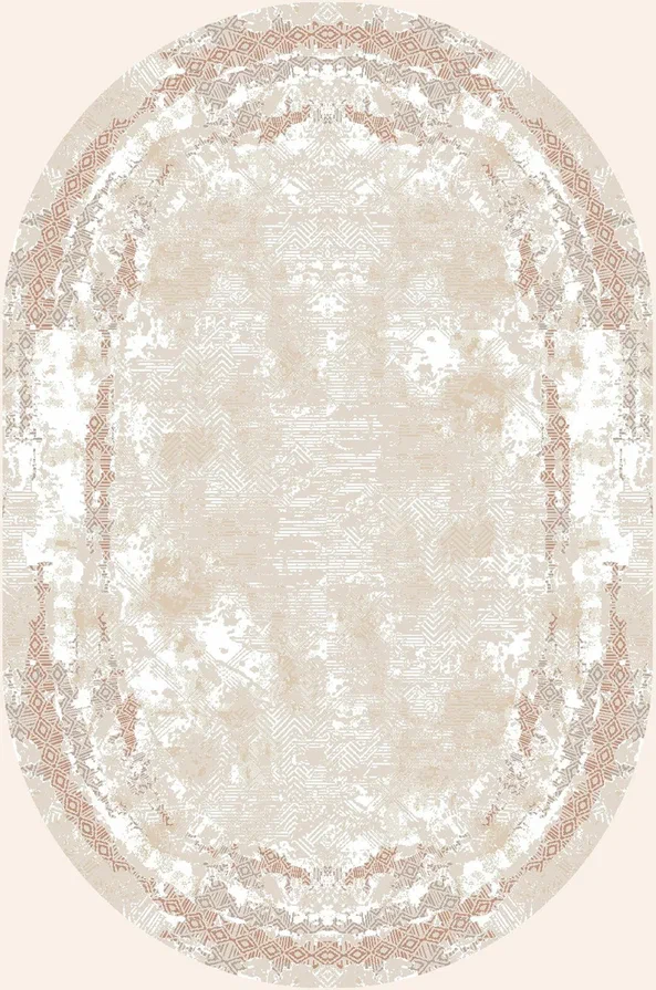 фото Ковер palma 4898a beige-beige овал elisa rugs