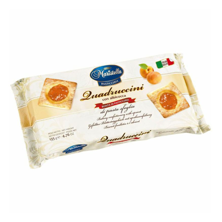 

Печенье Maristella Quadruccini с абрикосовой начинкой 135 г