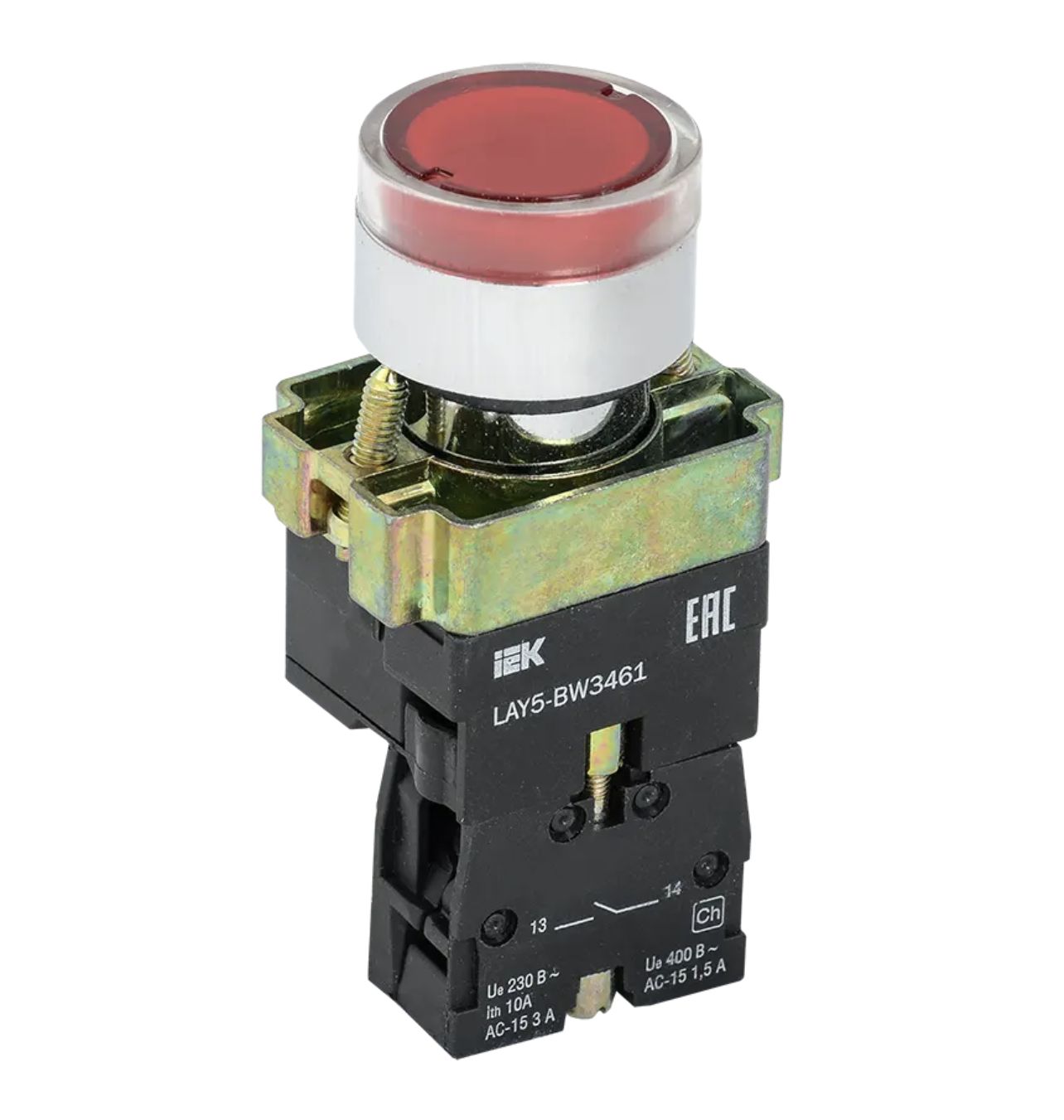 

Кнопка с лампочкой XA2-BW3461 красная (<380V, NO) ЭНЕРГИЯ, Красный