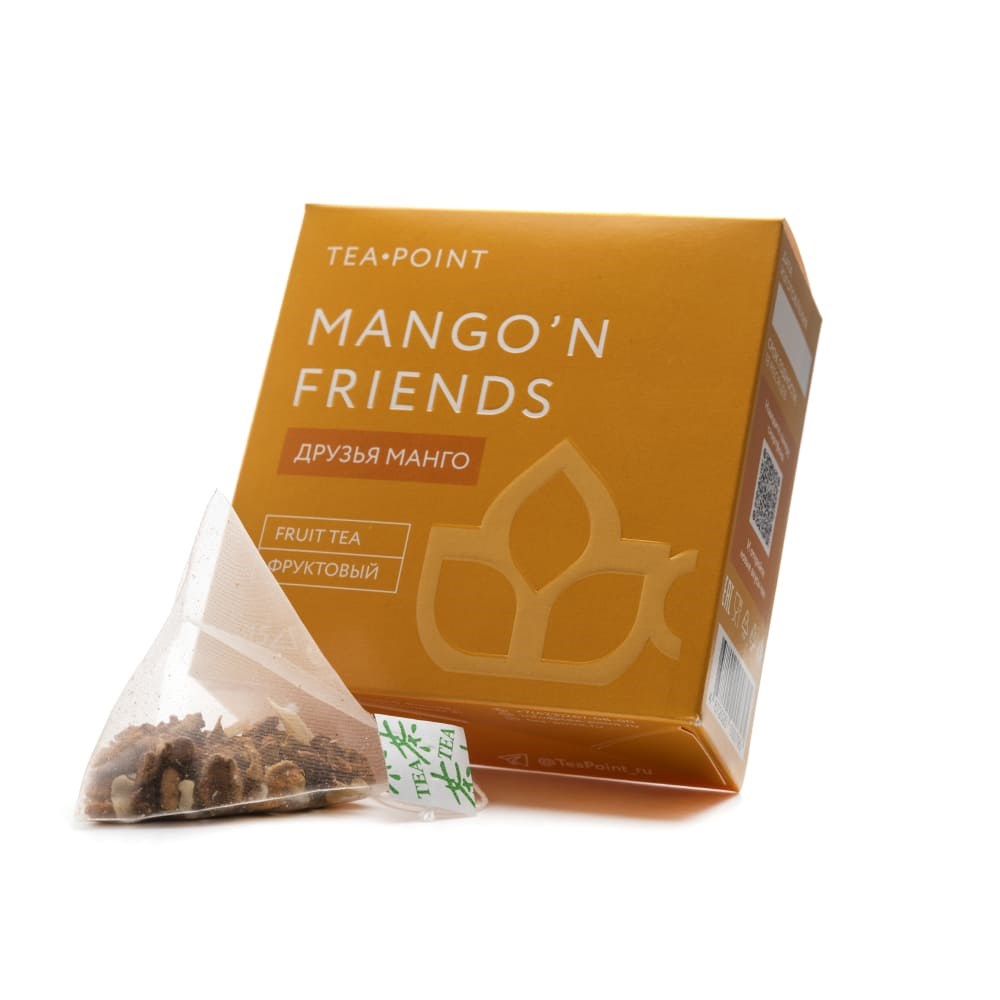 Фруктовый чай Tea Point Друзья Манго, 15 пирамидок