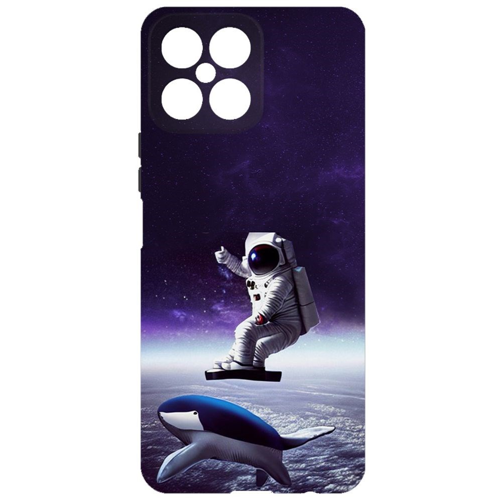 

Чехол-накладка Софт Спейсбордер для Honor X8, Черный