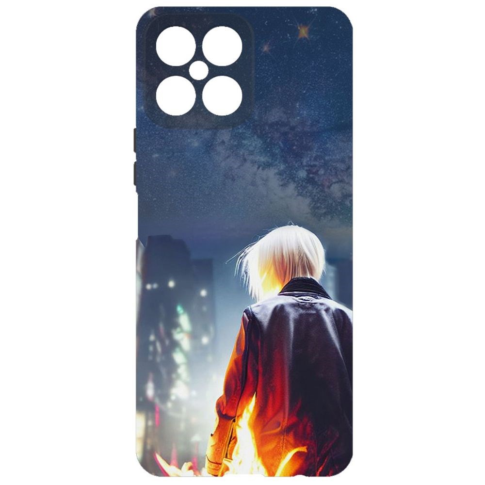

Чехол-накладка Софт Перспектива для Honor X8, Черный