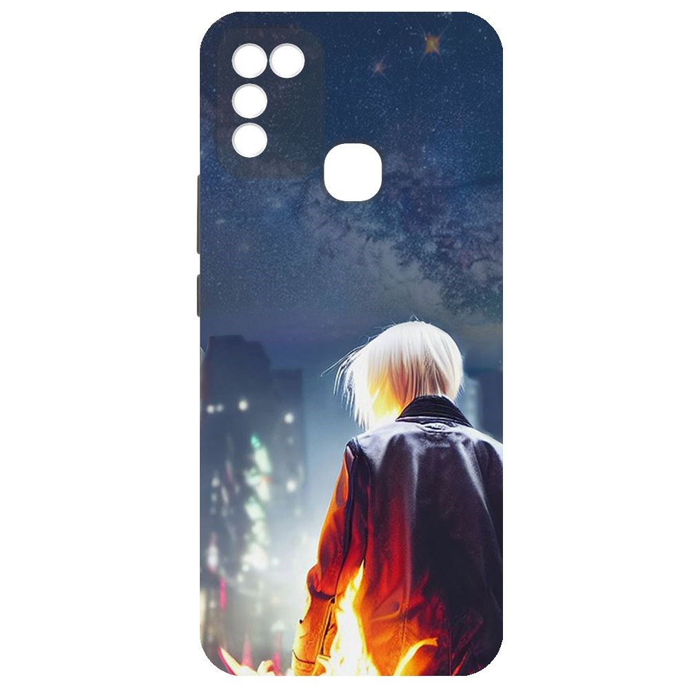 Чехол-накладка Софт Перспектива для Infinix Hot 10 Play