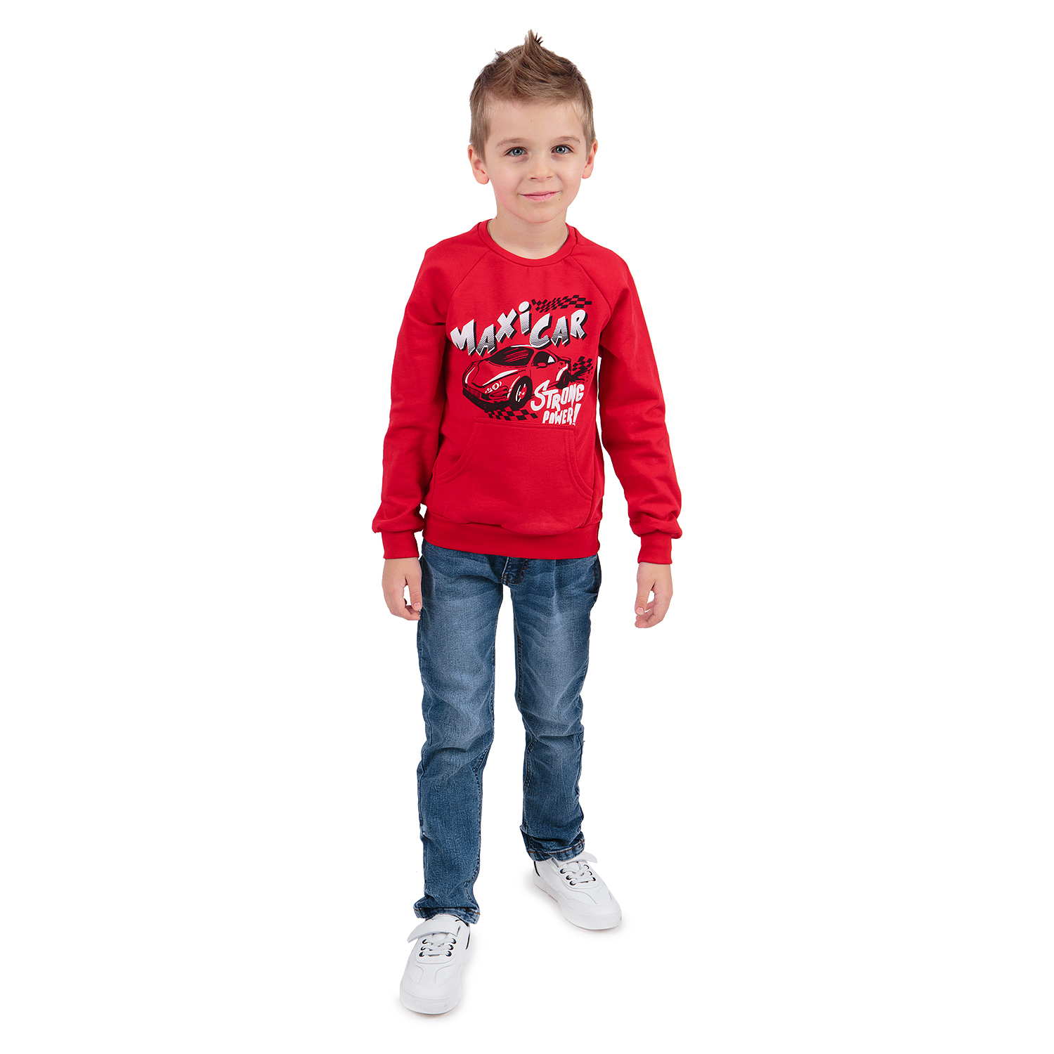 

Джемпер Leader Kids Макси кар красный р.122, GL001019540