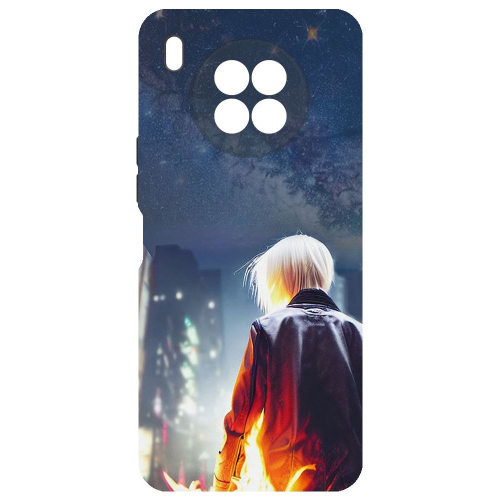 

Чехол-накладка Софт Перспектива для Huawei Nova 8i, Черный