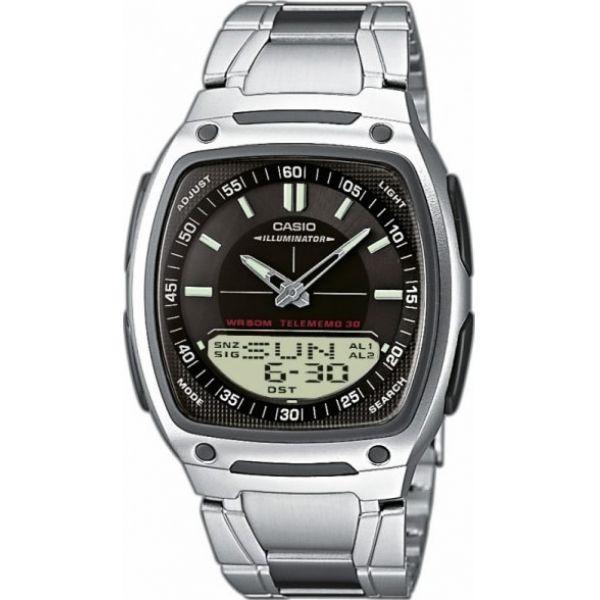 фото Наручные часы мужские casio aw-81d-1aves серебристые