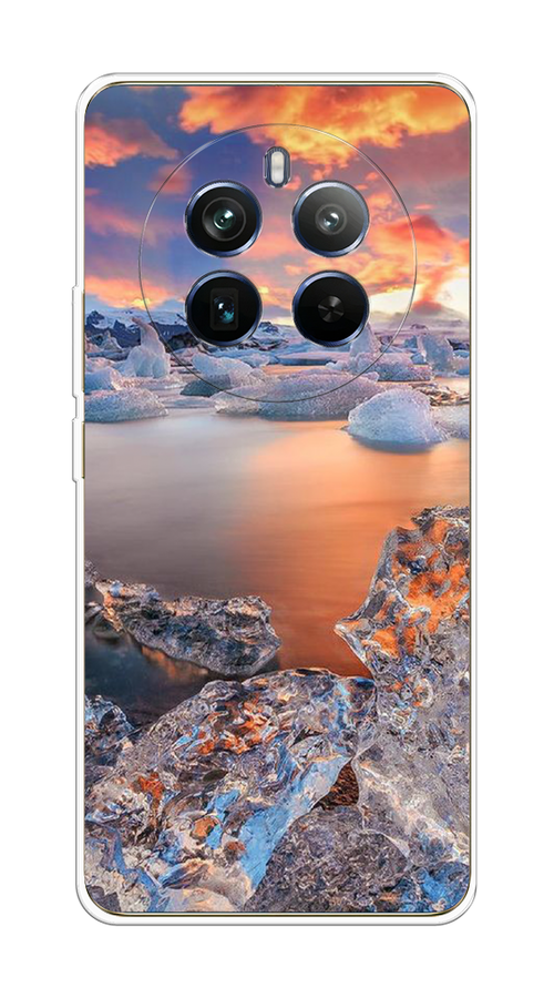 

Чехол на Realme 12+ "Ледники", Синий;оранжевый, 2516350-1
