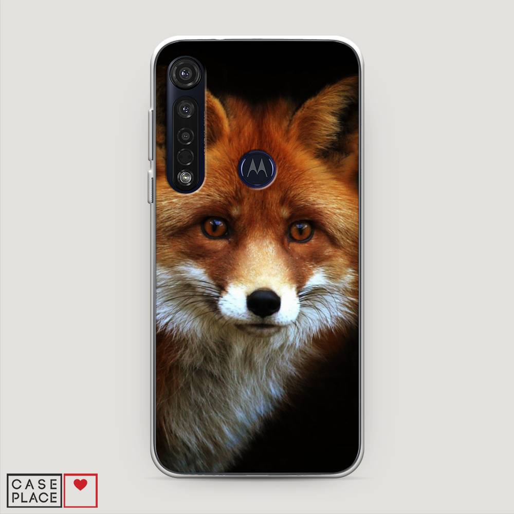 

Чехол на Motorola Moto G8 Plus "Лиса 2", Оранжевый;черный;серый, 241450-1